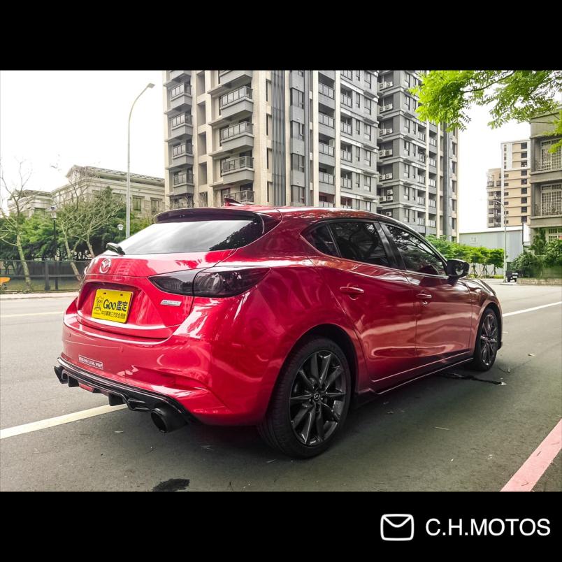 2016年Mazda 3 小改款頂級旗艦Boss音響版 外表小改裝
