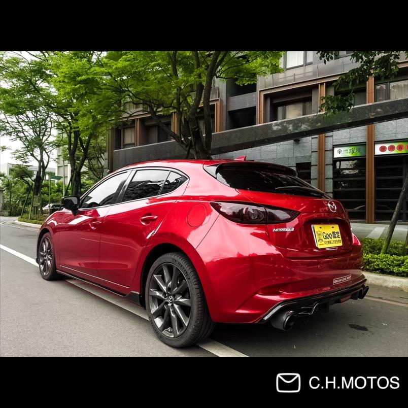 2016年Mazda 3 小改款頂級旗艦Boss音響版 外表小改裝