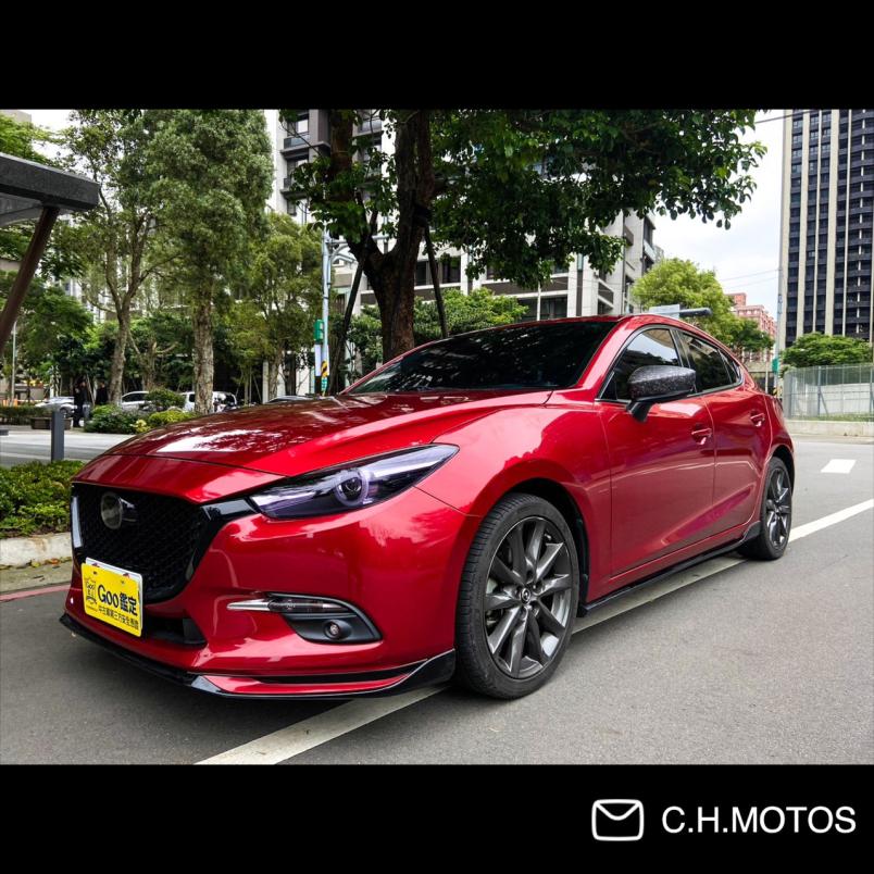 2016年Mazda 3 小改款頂級旗艦Boss音響版 外表小改裝